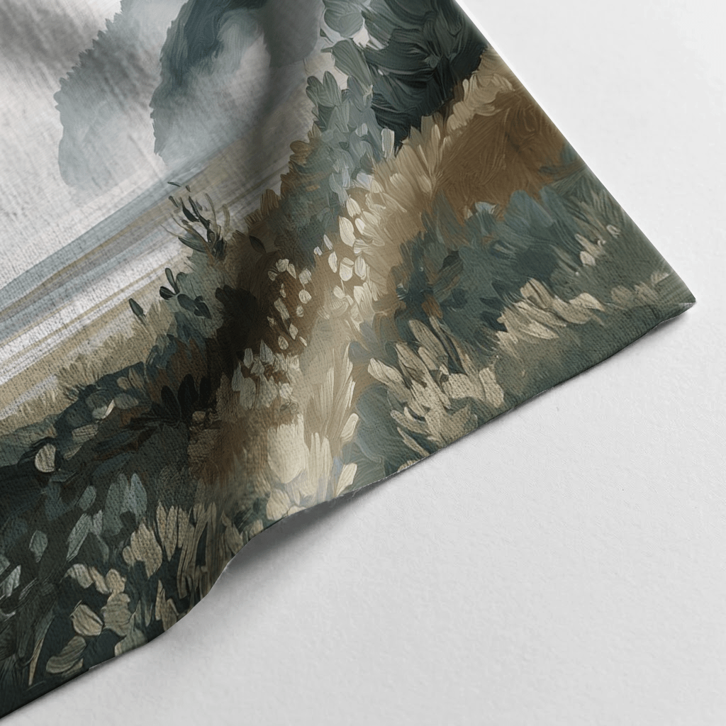 Gray Shoreline - Tapestry - Painted Paper
