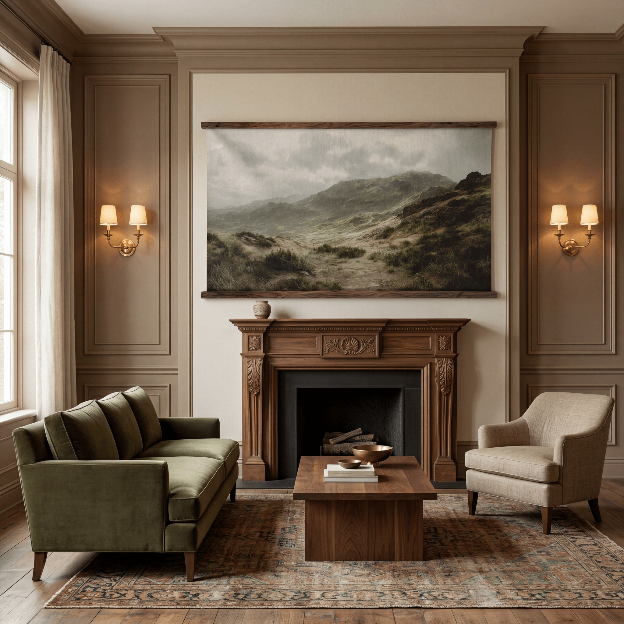 Gregory Grassland - Tapestry - Painted Paper