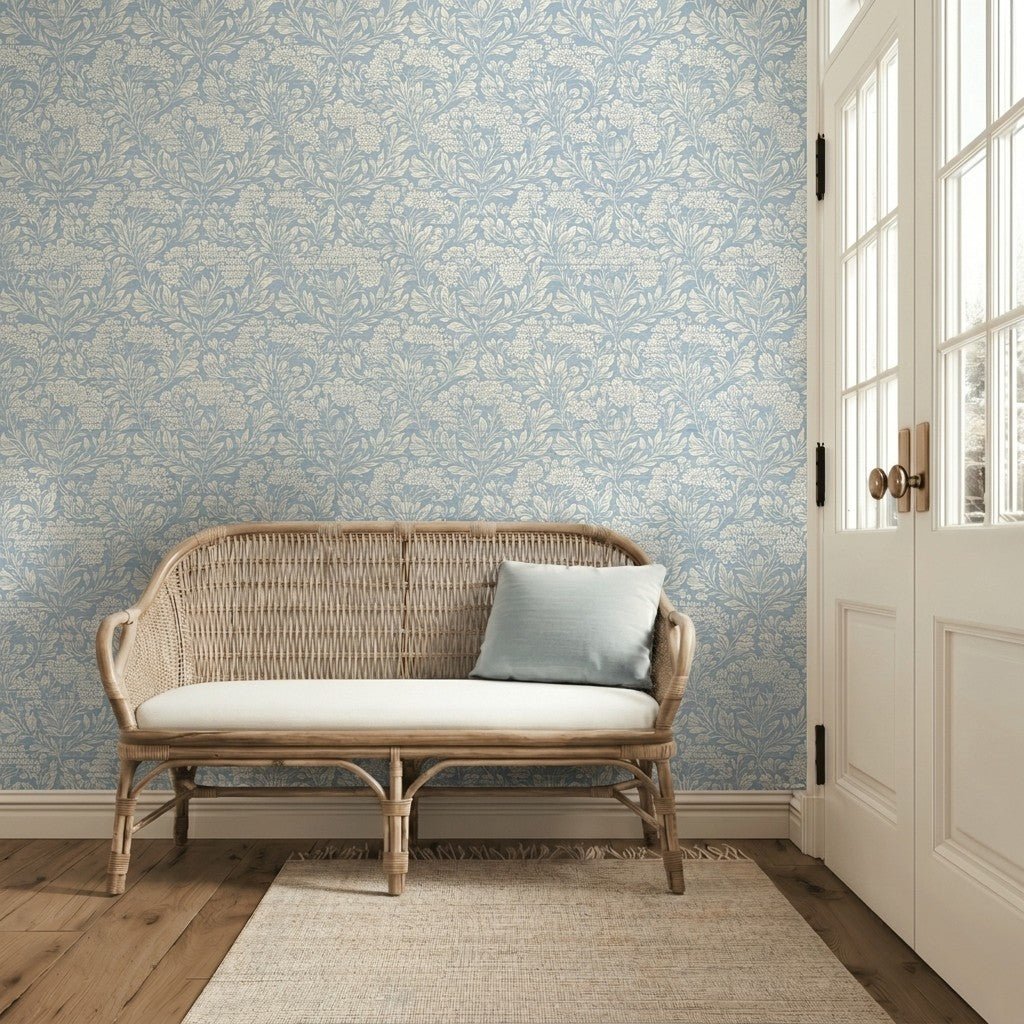 Gressa Faux Grasscloth Wallpaper - Painted Paper
