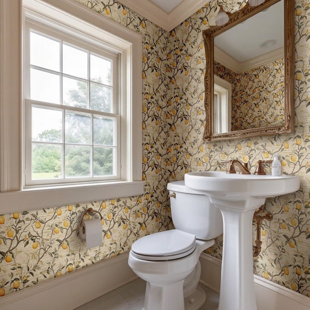 Grover Faux Grasscloth Wallpaper - Painted Paper