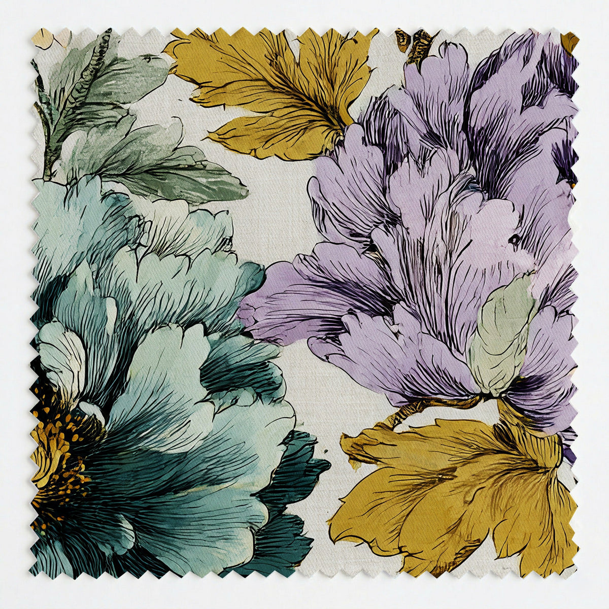 Halle Frances - Fabric - Painted Paper