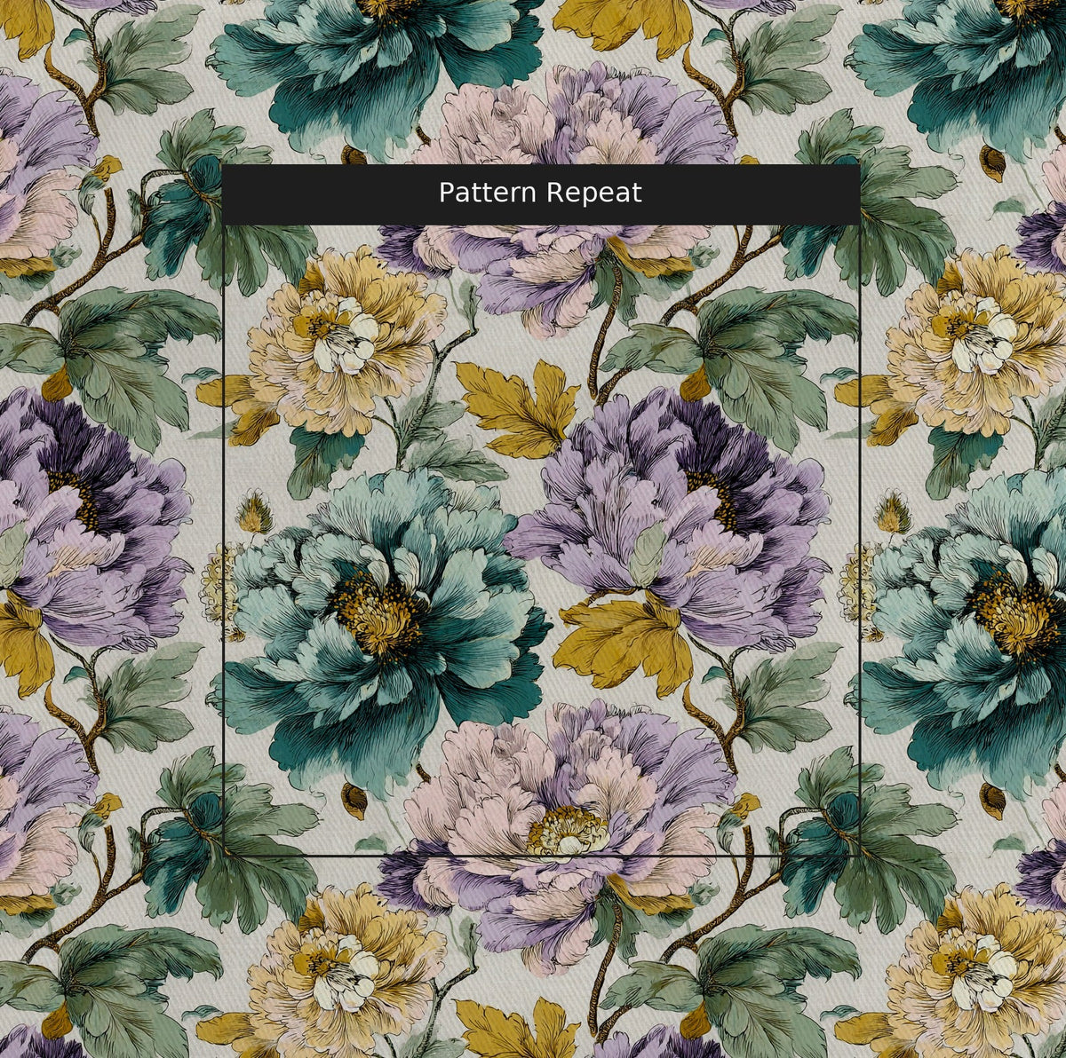 Halle Frances - Fabric - Painted Paper