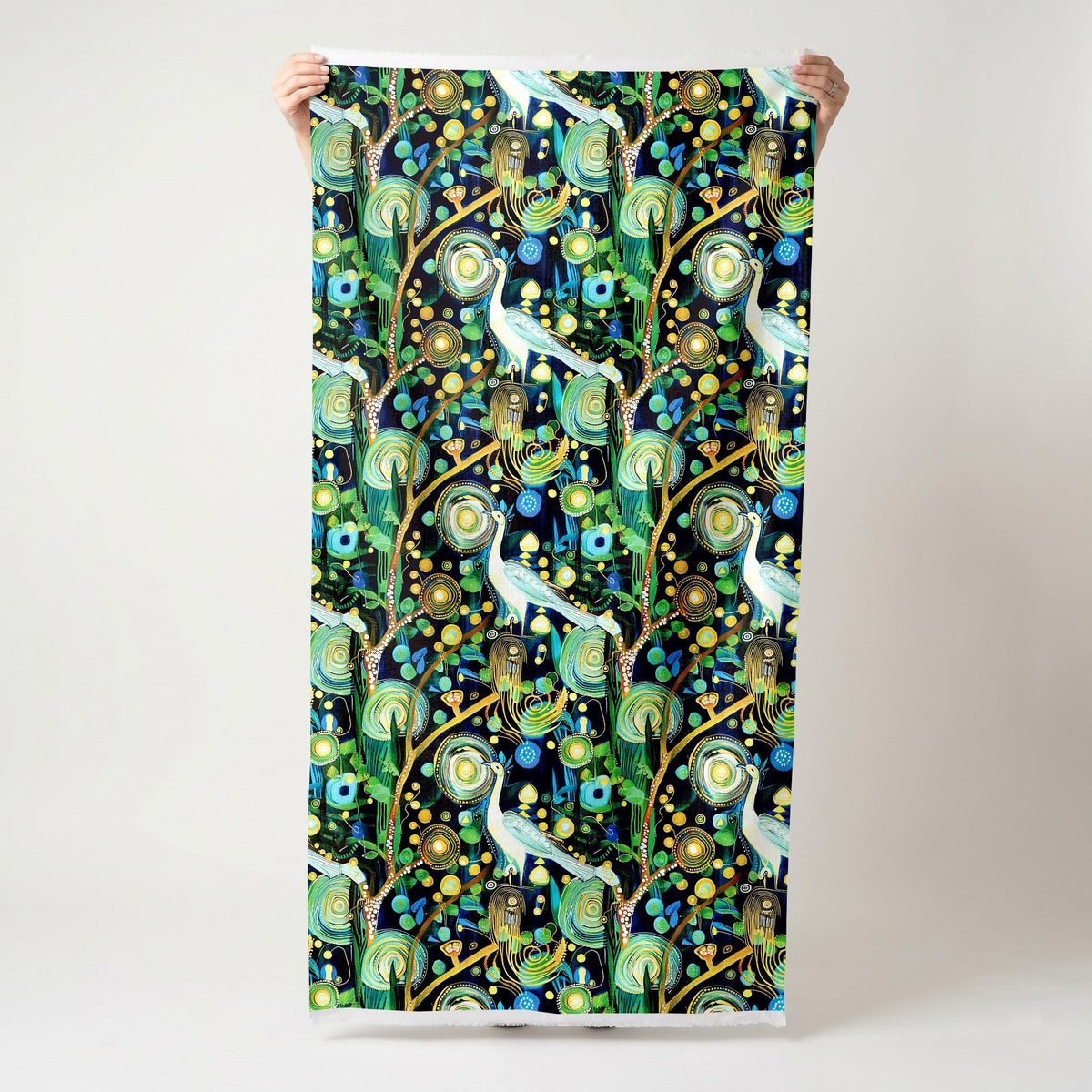 Halo - Fabric - Painted Paper