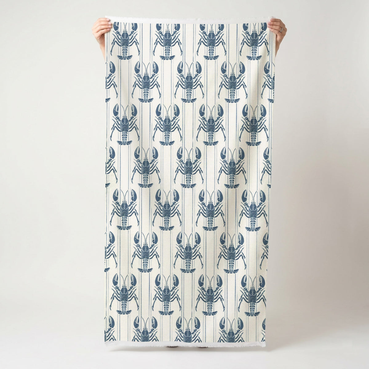 Harbor Lobsters - Fabric - Painted Paper