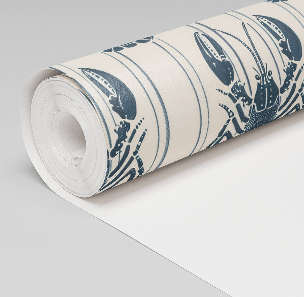 Harbor Lobsters Wallpaper - Painted Paper