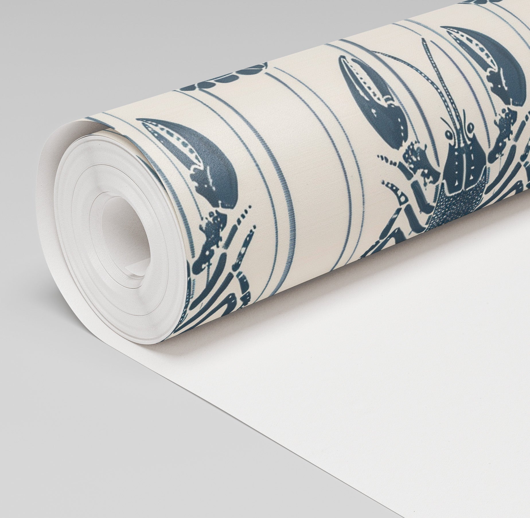 Harbor Lobsters Wallpaper - Painted Paper