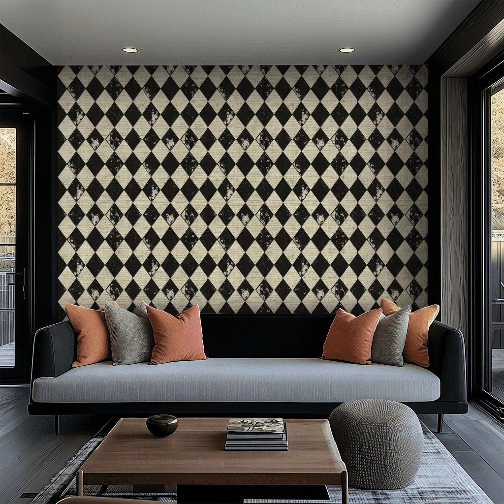 Harlequin Faux Grasscloth Wallpaper - Painted Paper