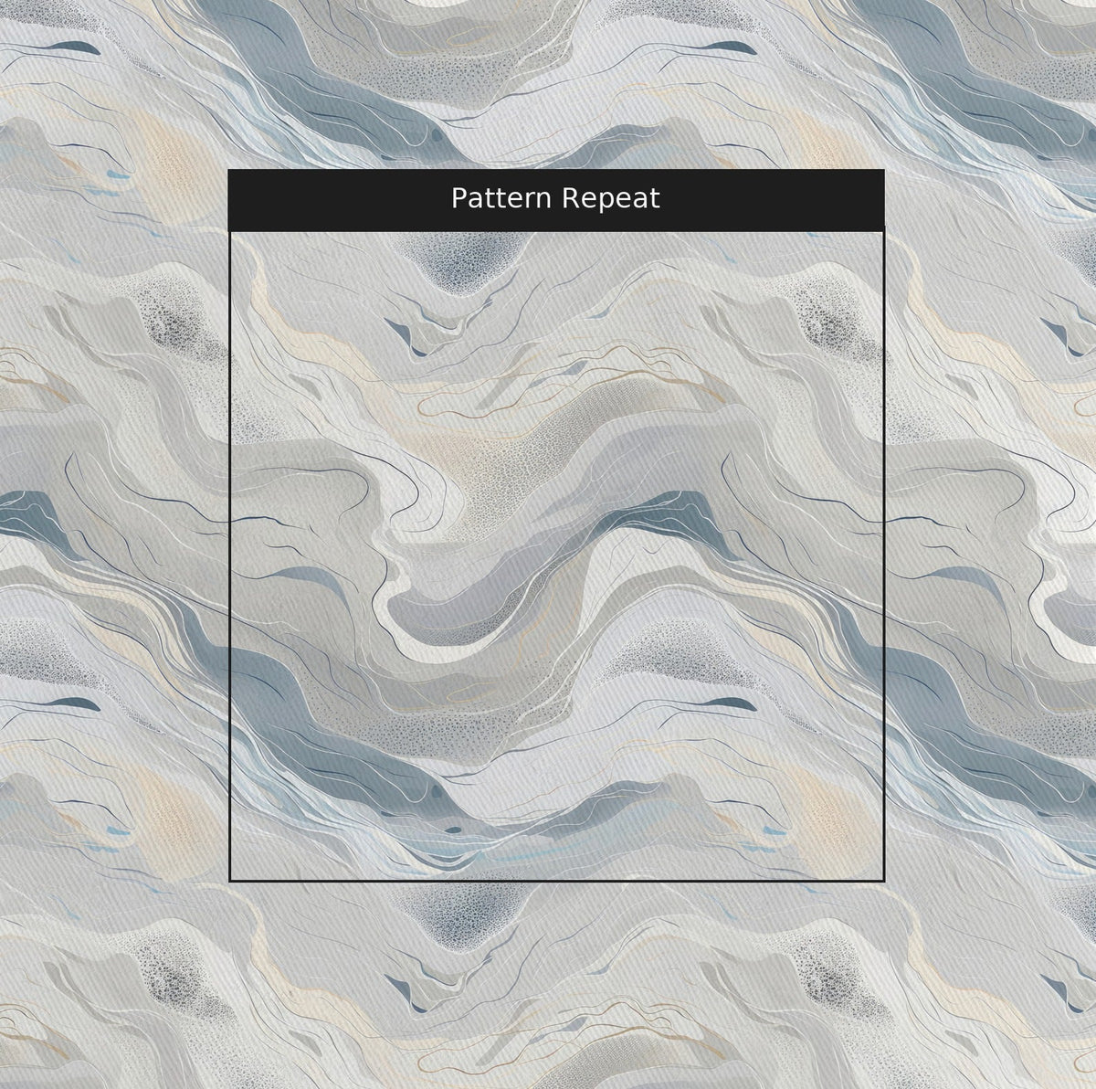 Hartwell Abstract - Fabric - Painted Paper