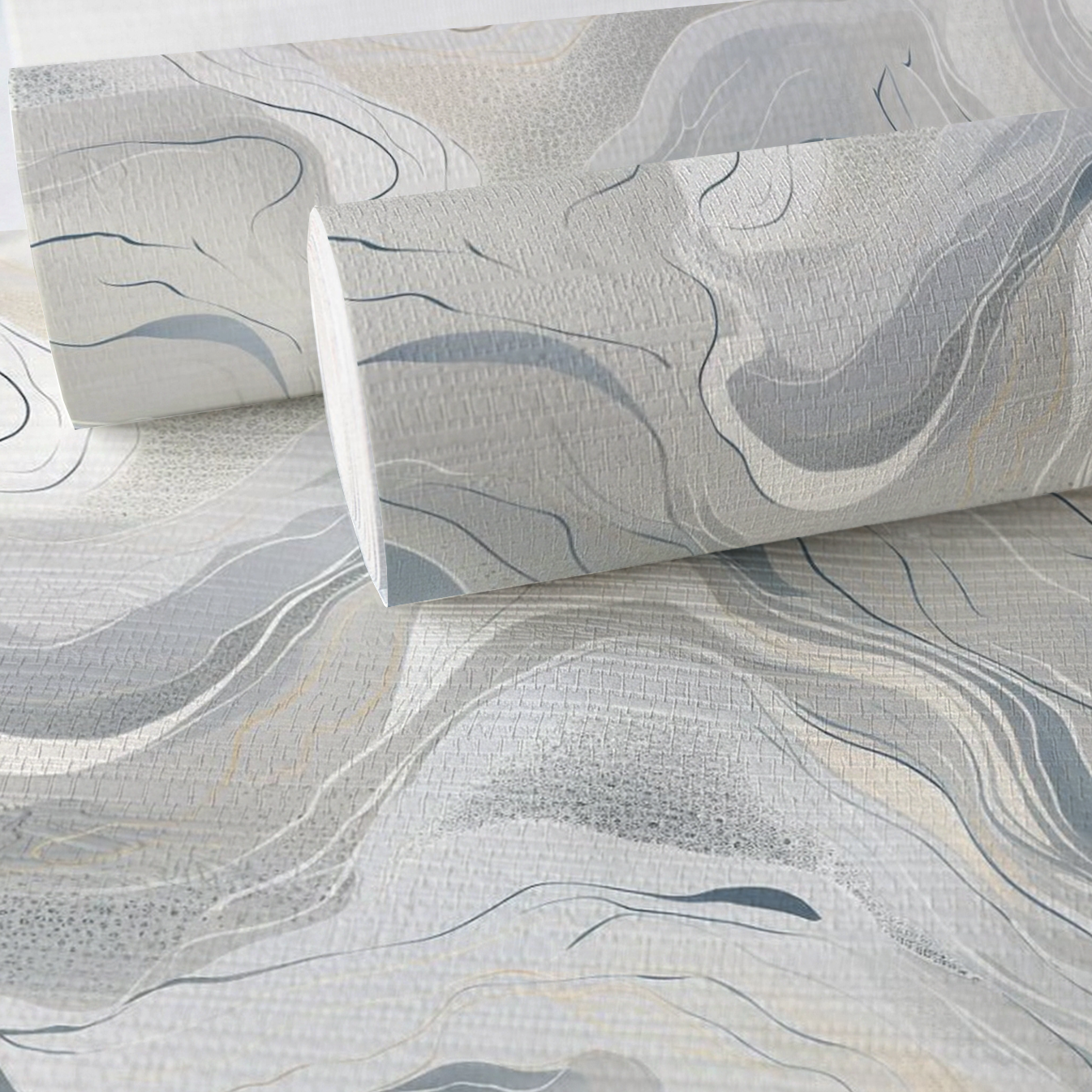 Hartwell Abstract Faux Grasscloth Wallpaper