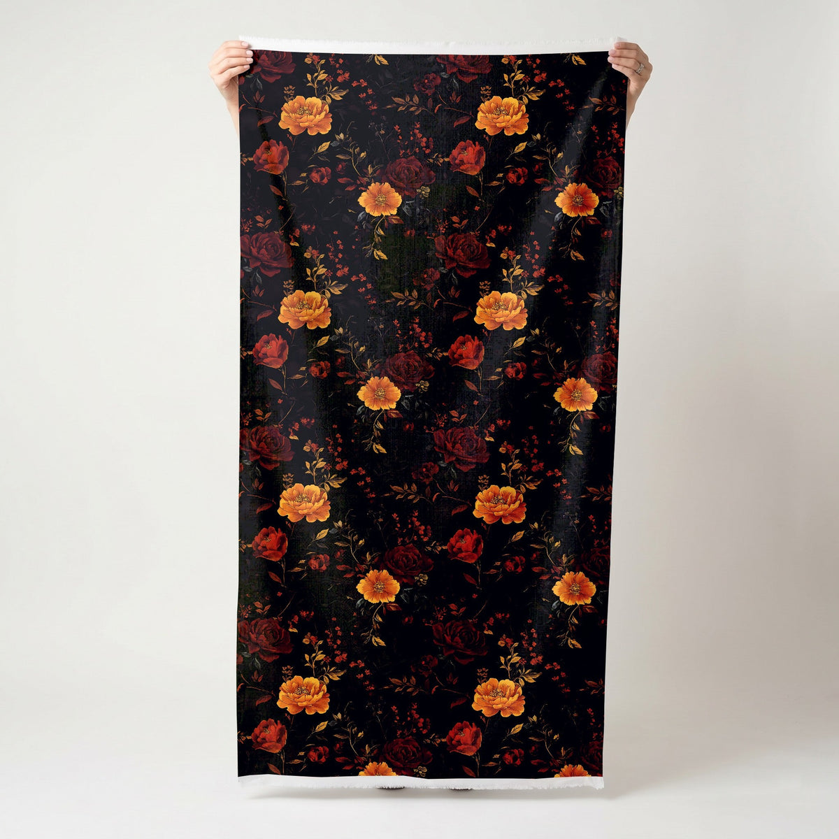 Haunted Floral - Fabric - Painted Paper