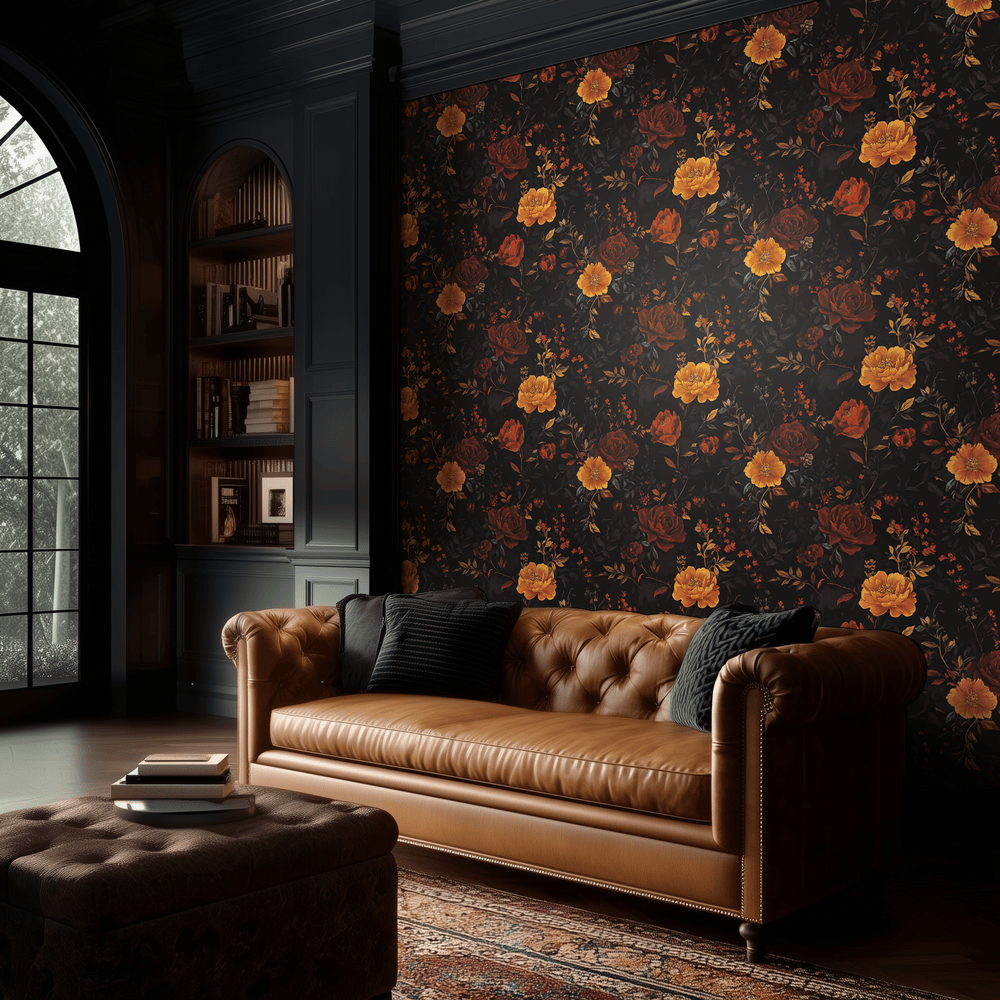 Haunted Floral - Painted Paper