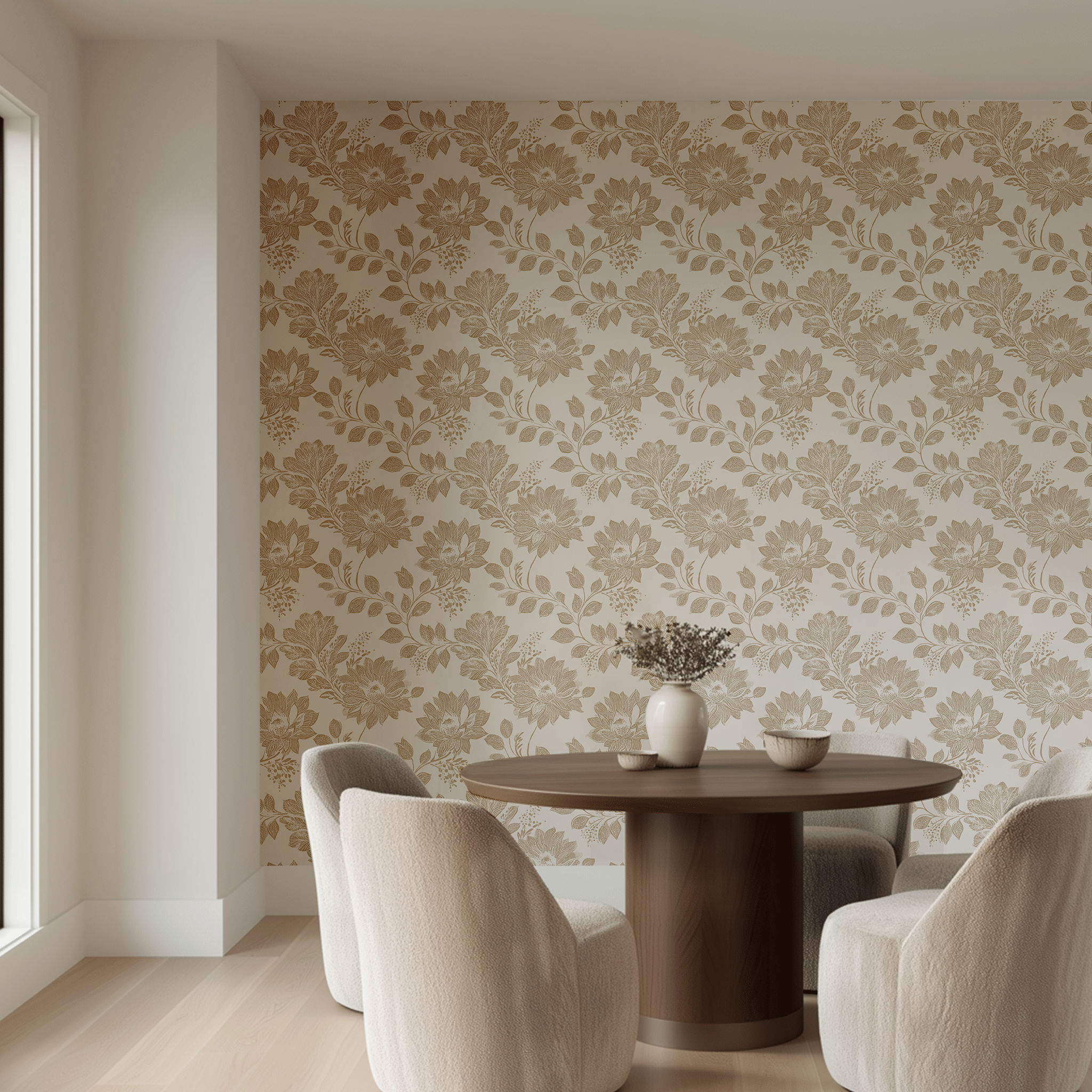 Hawthorne Garden Wallpaper - Painted Paper