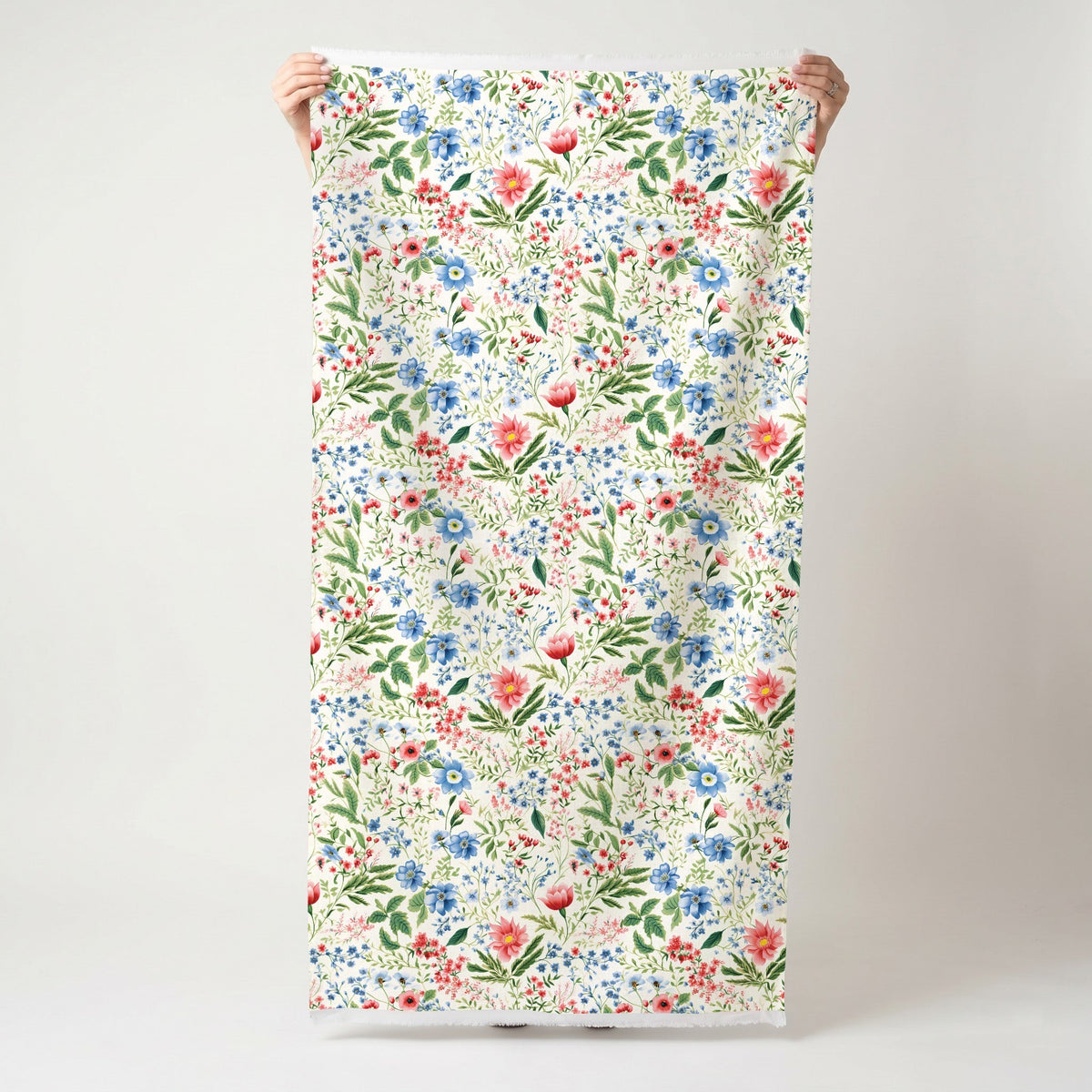 Hayden Floral - Fabric - Painted Paper
