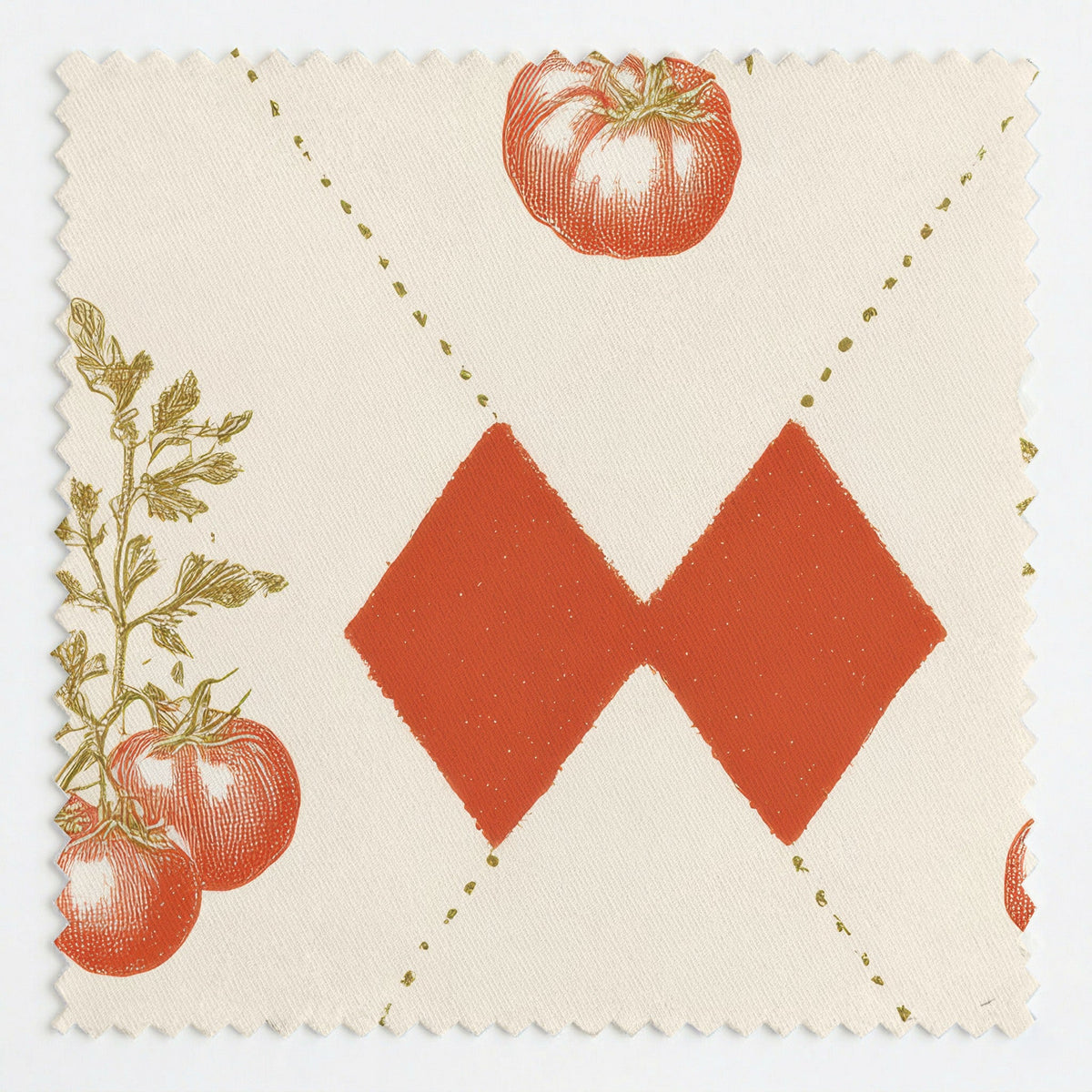Heirloom Argyle - Fabric - Painted Paper