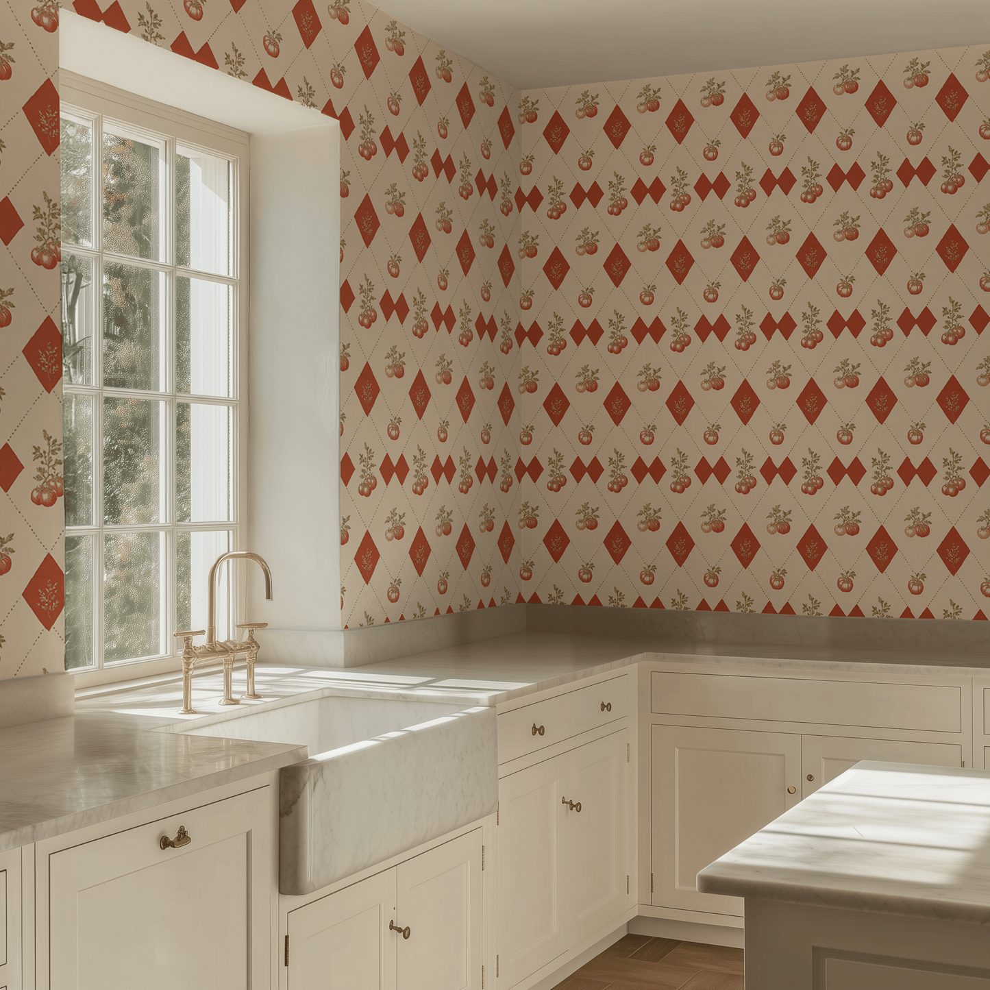 Heirloom Argyle - Painted Paper