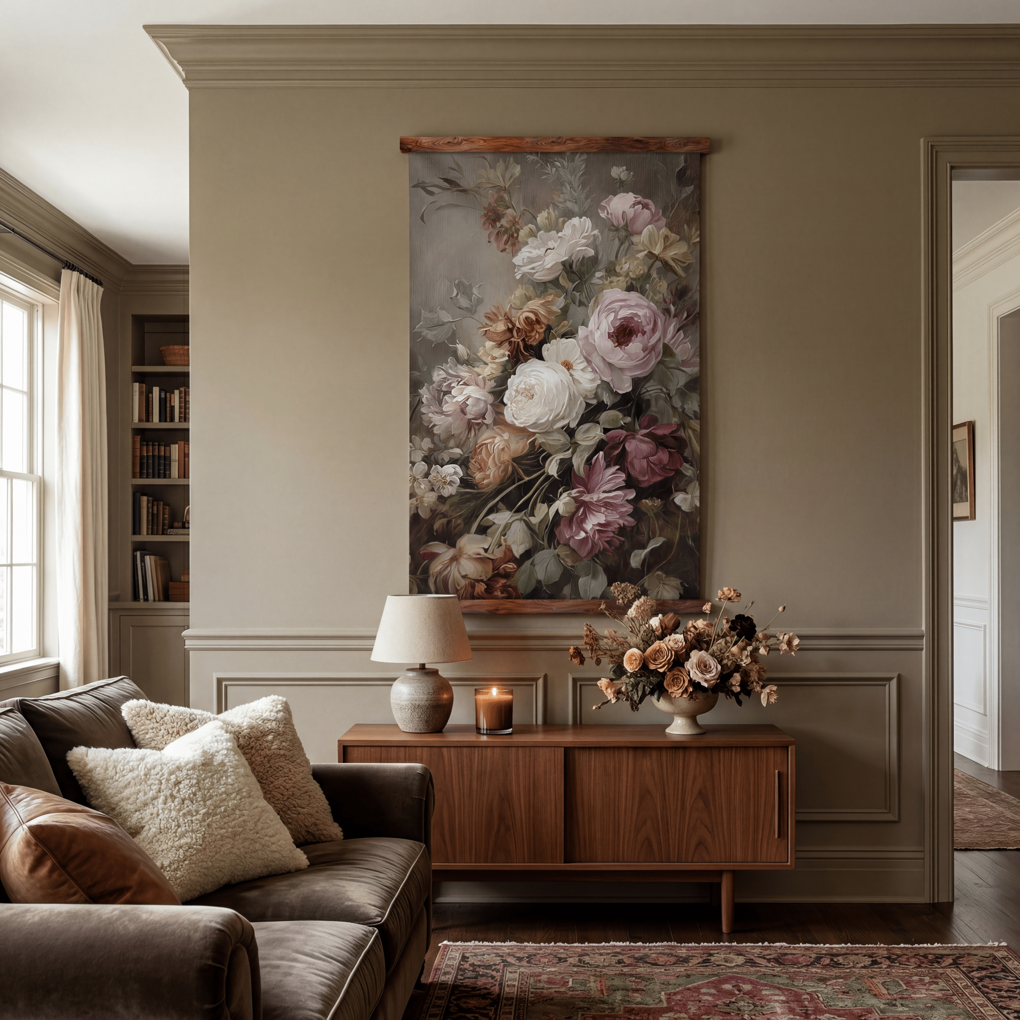 Heirloom Arrangement - Tapestry - Painted Paper