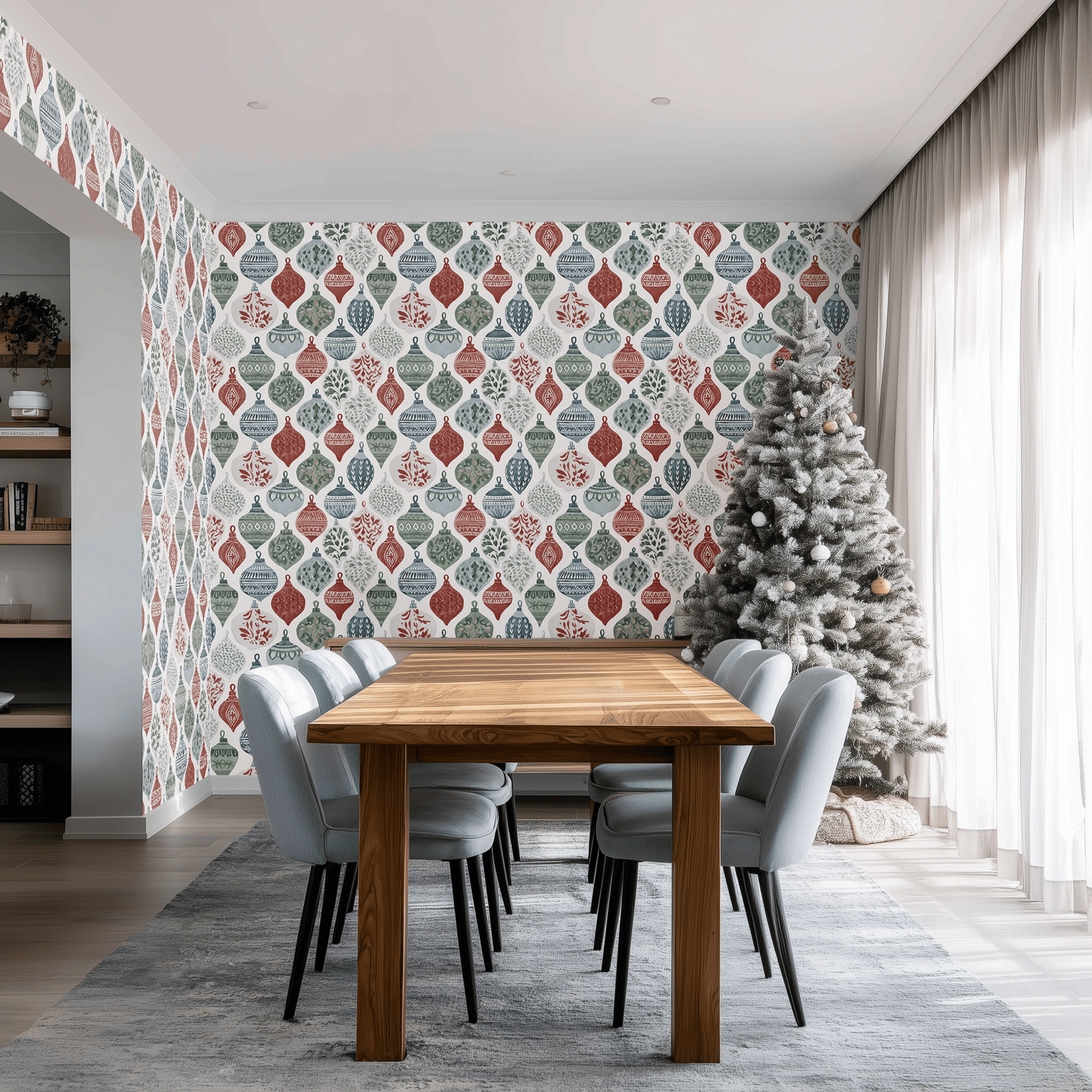 Heirloom Ornaments Wallpaper - Painted Paper