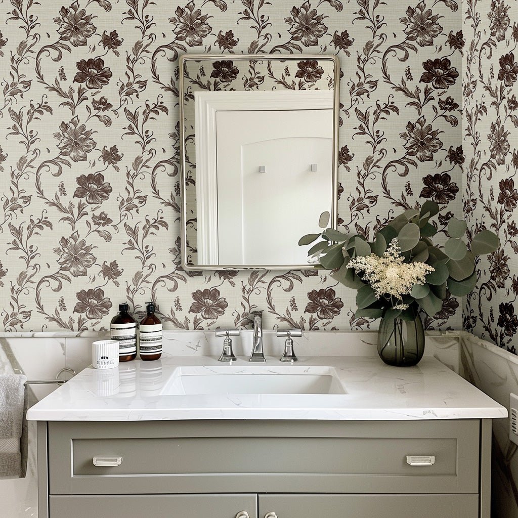 Henrietta Wallpaper - Painted Paper