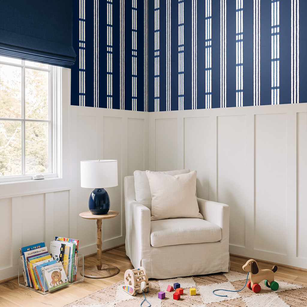 Henry Stripes Wallpaper - Painted Paper