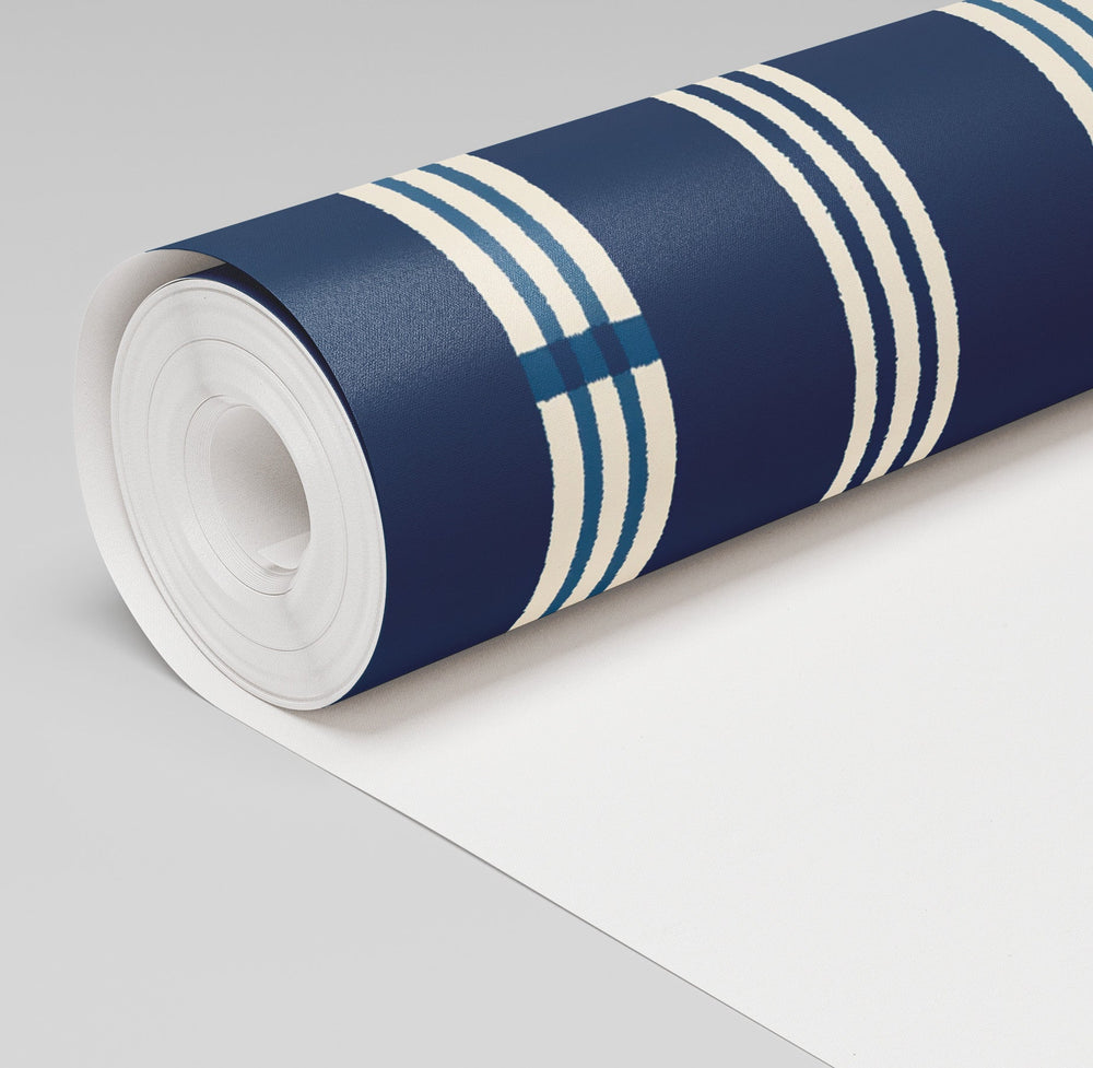 Henry Stripes Wallpaper - Painted Paper