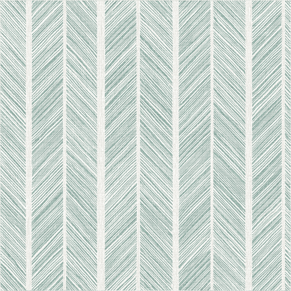 Herringbone Harbor Faux Grasscloth Wallpaper - Painted Paper