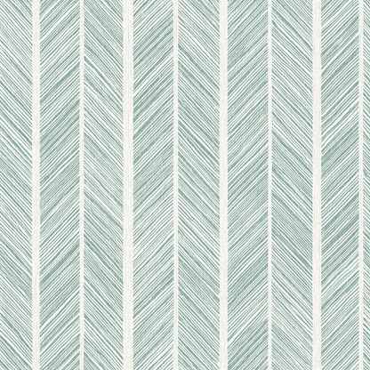 Herringbone Harbor Wallpaper - Painted Paper