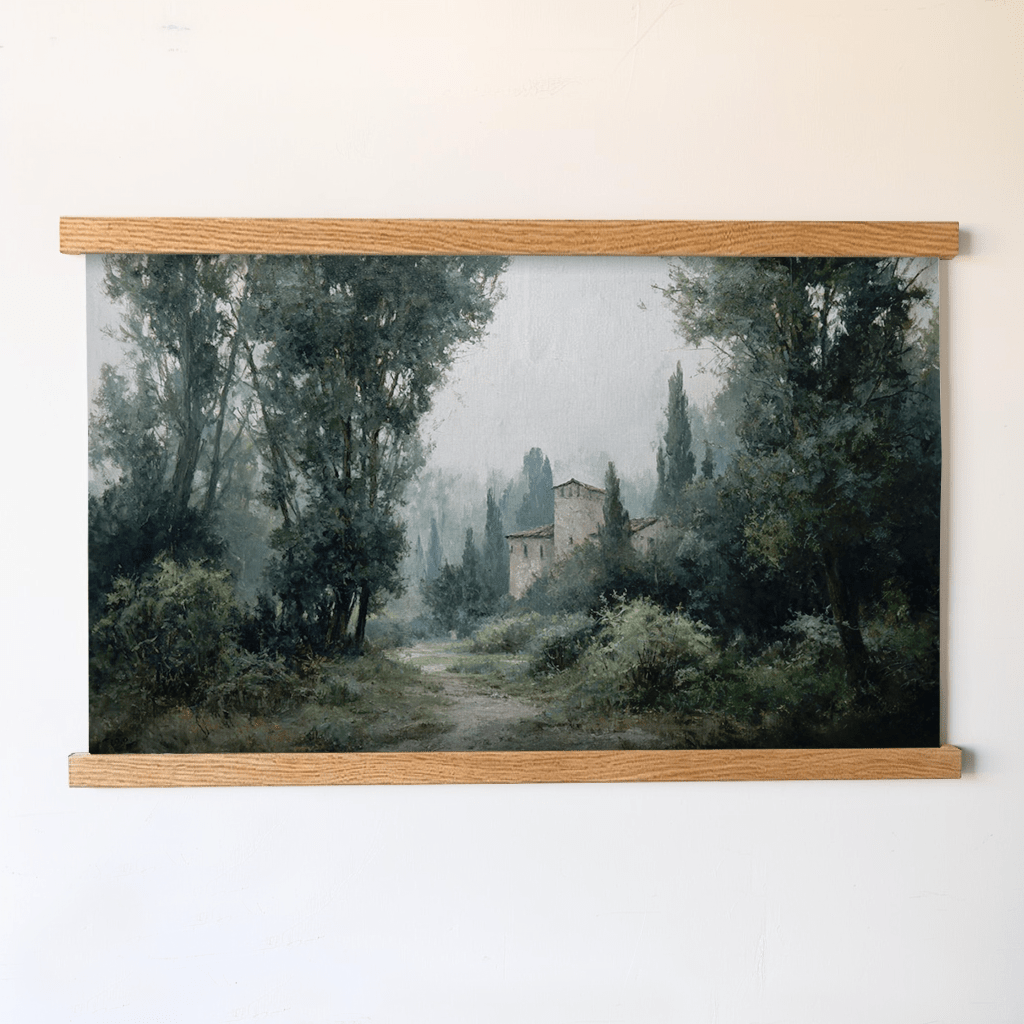 Hidden Estate - Tapestry - Painted Paper