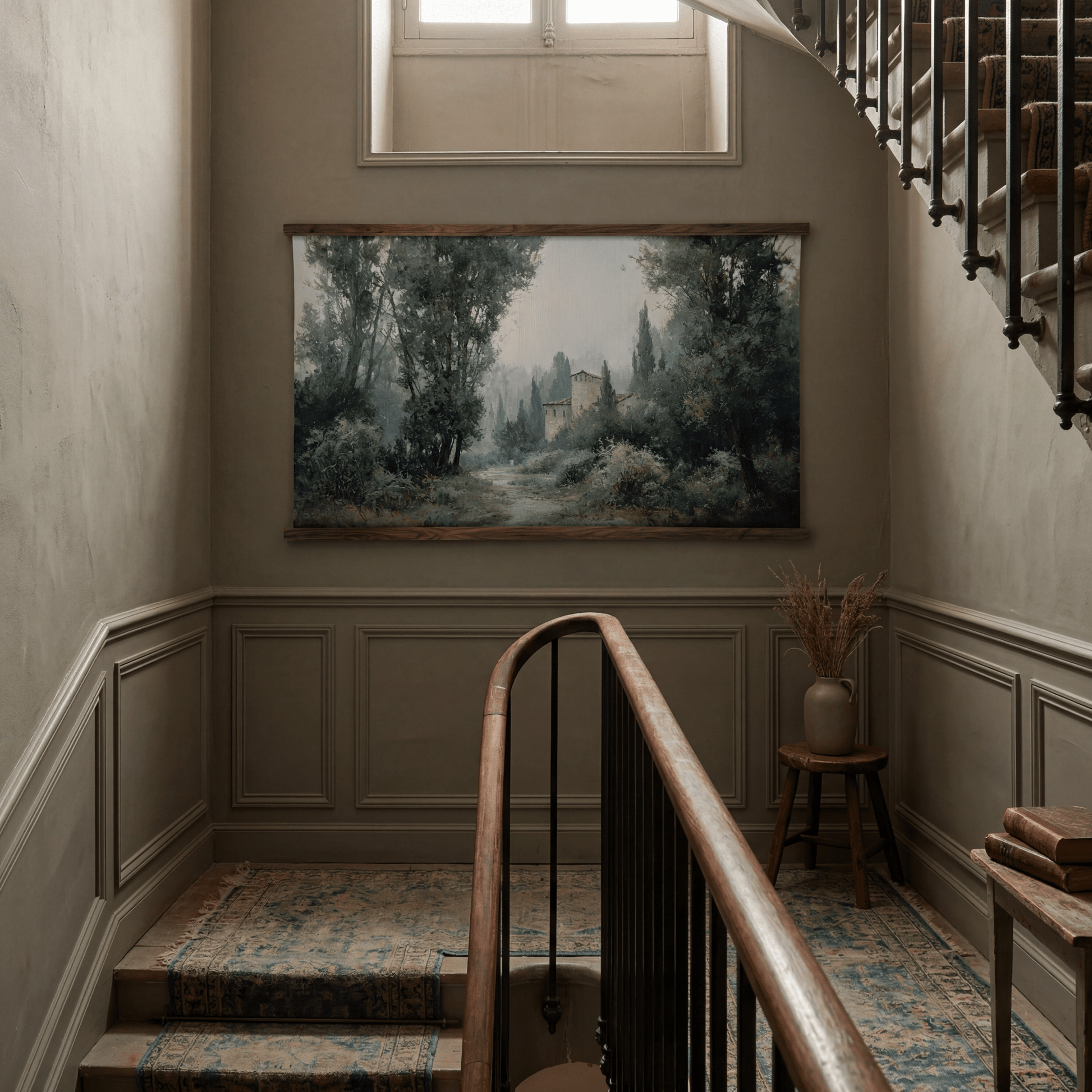 Hidden Estate - Tapestry - Painted Paper