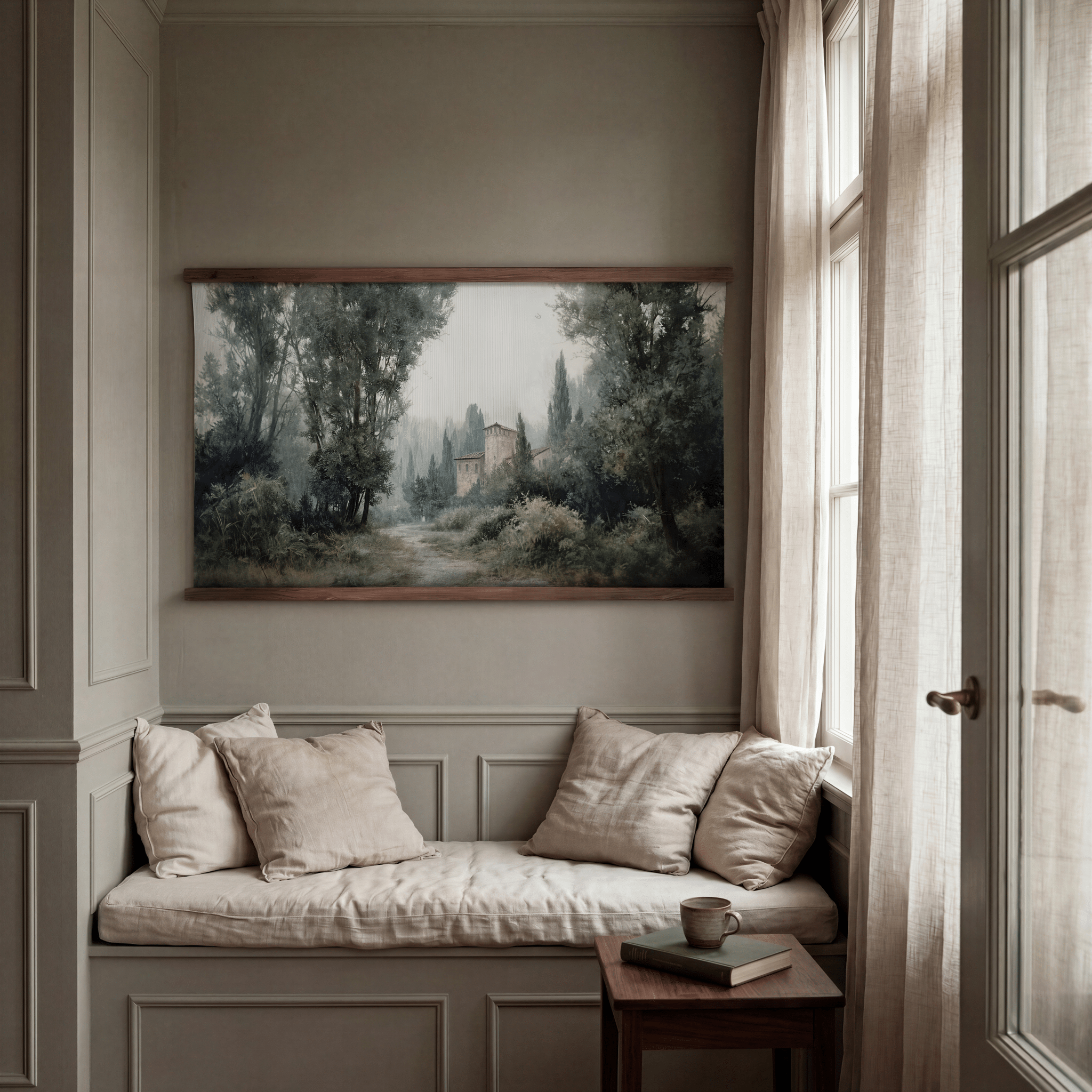 Hidden Estate - Tapestry - Painted Paper