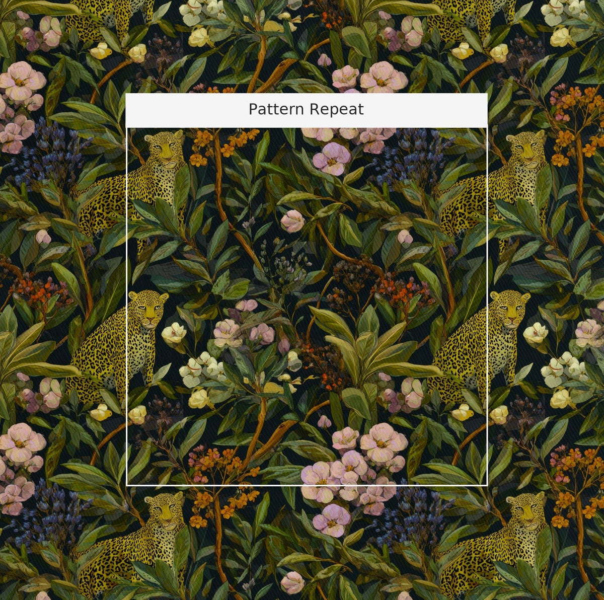 High Meadow - Fabric - Painted Paper