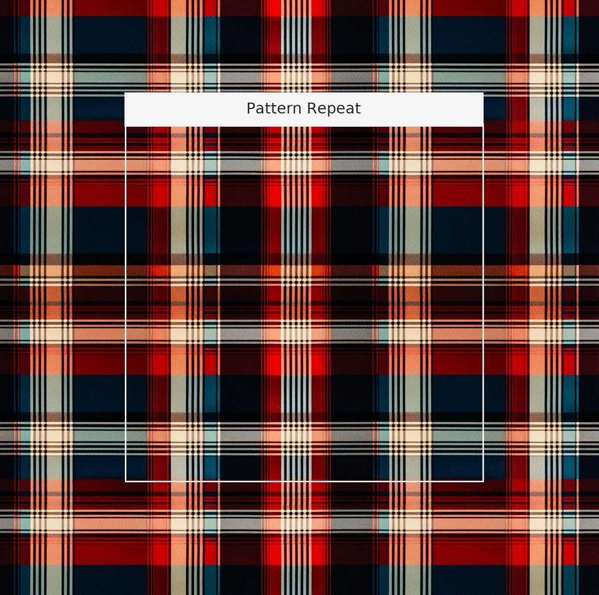 Highland Plaid - Fabric - Painted Paper