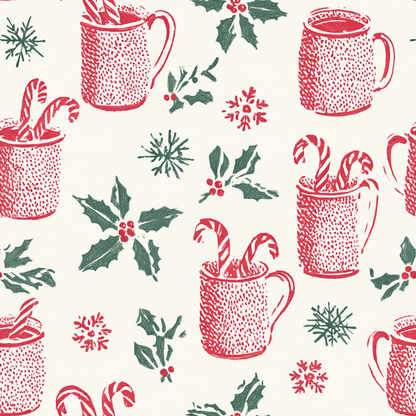Holly & Hearth Wallpaper - Painted Paper