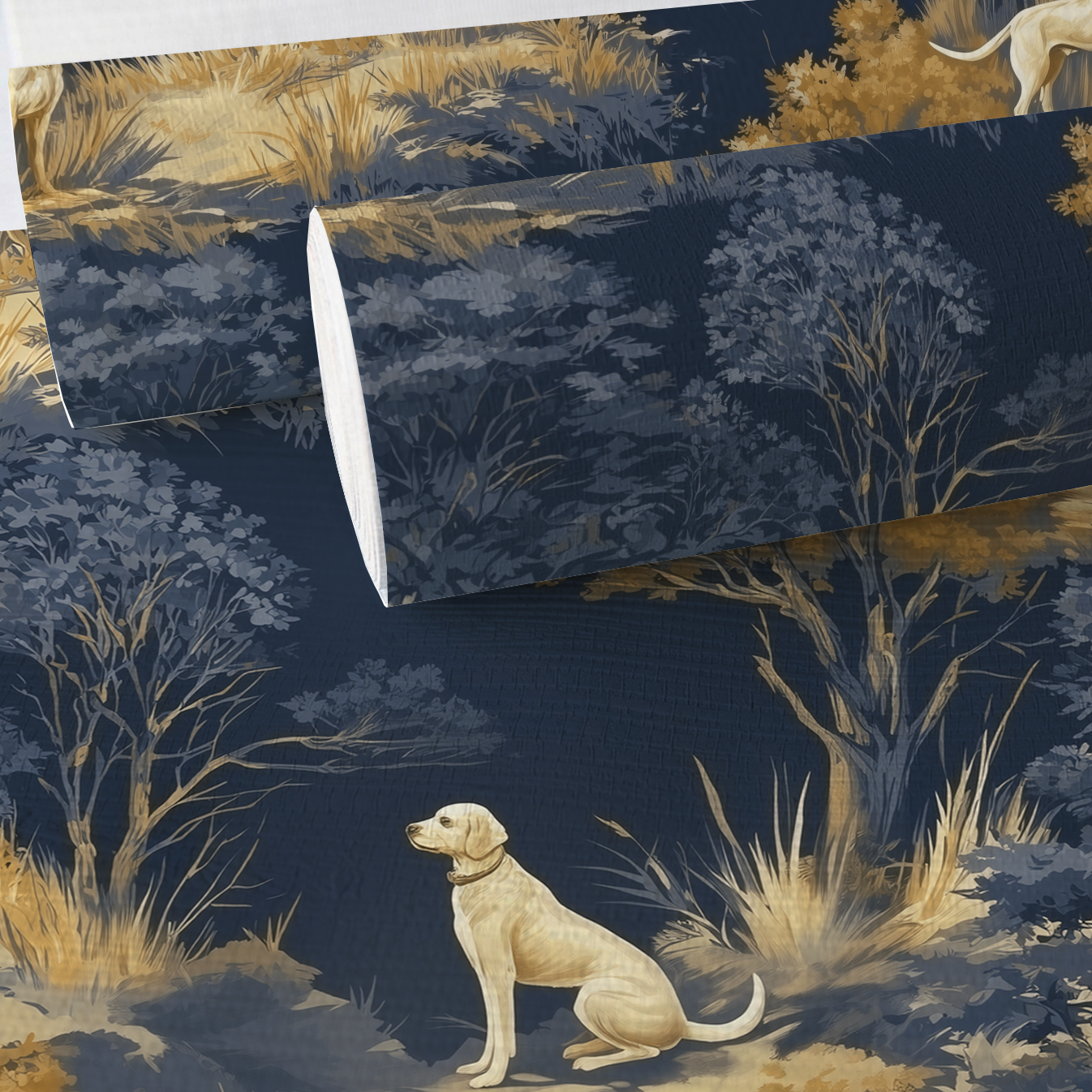 Hound & Hollow Faux Grasscloth Wallpaper