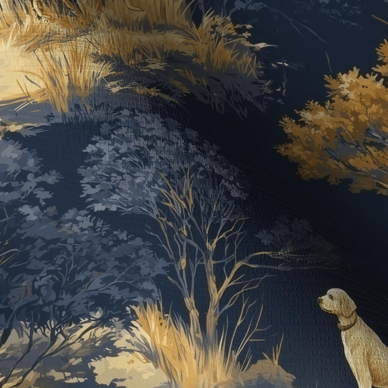 Hound & Hollow Faux Grasscloth Wallpaper