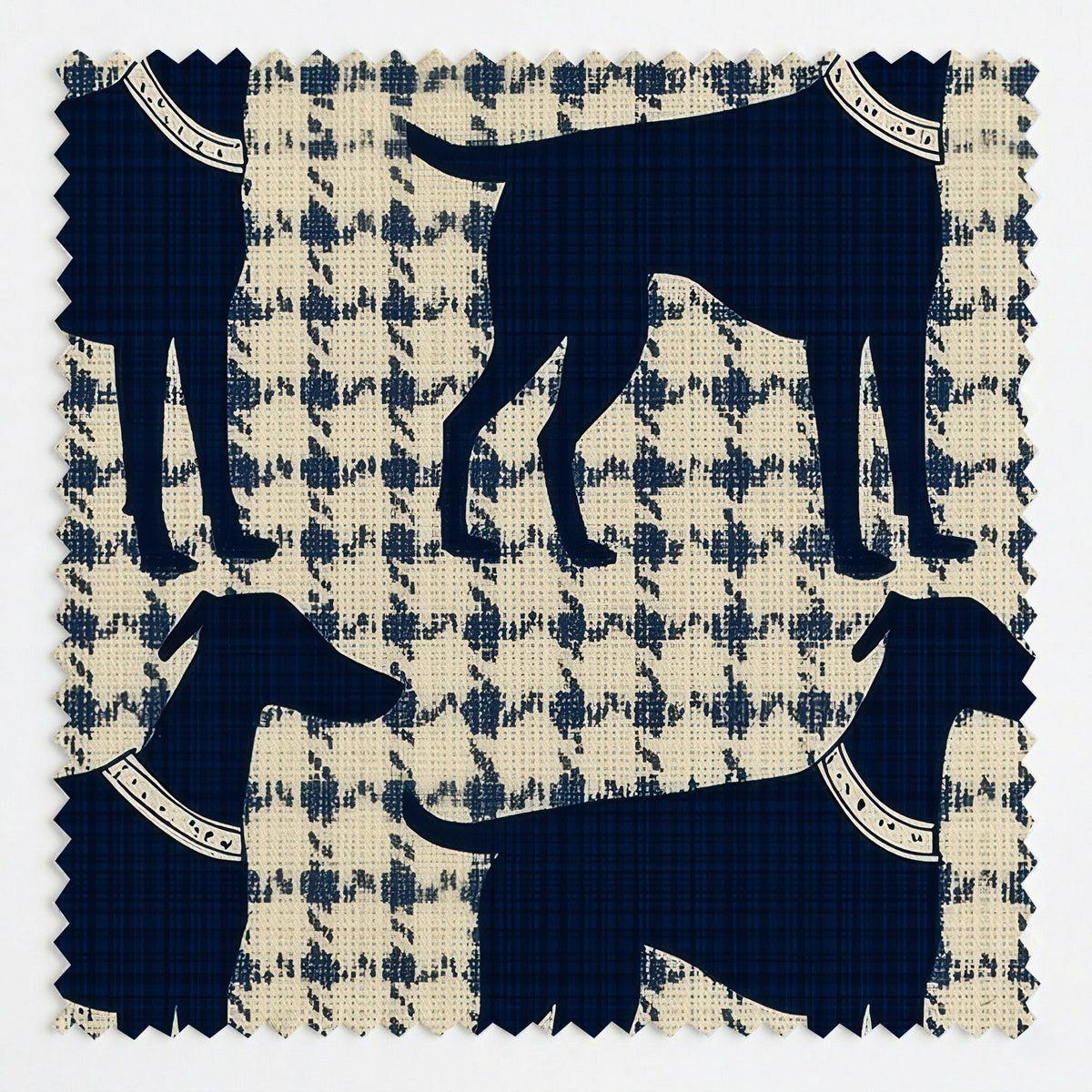 Houndstooth Heritage - Fabric - Painted Paper