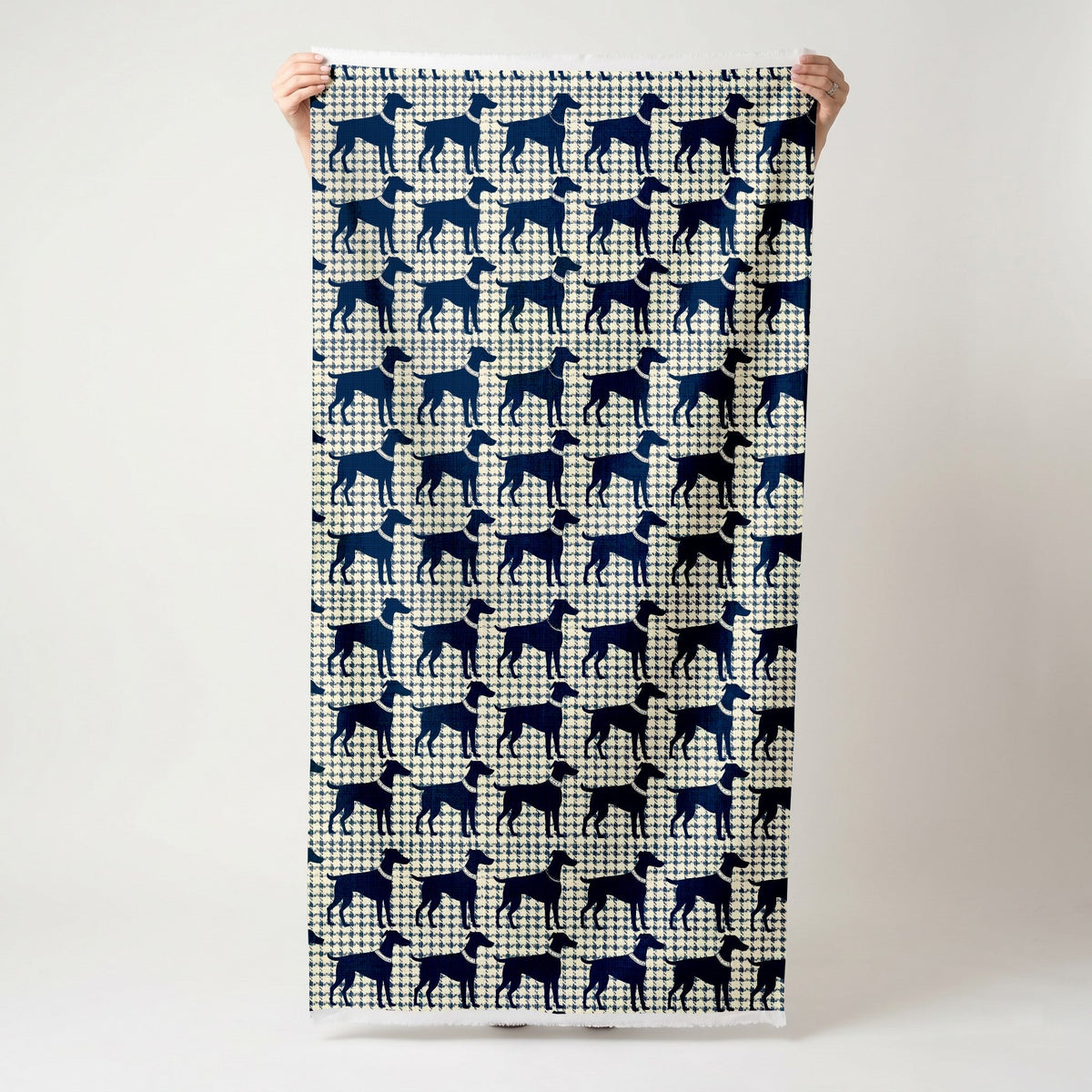 Houndstooth Heritage - Fabric - Painted Paper