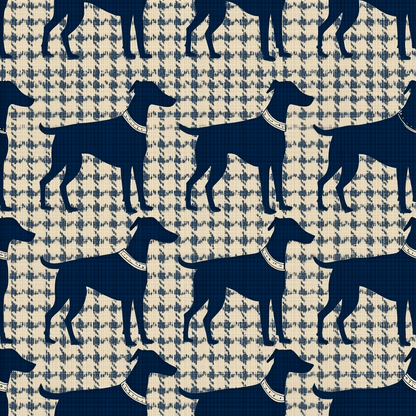 Houndstooth Heritage Wallpaper - Painted Paper
