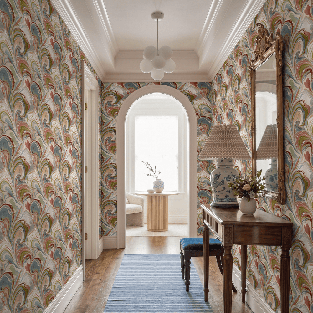 Hues of Marble Wallpaper - Painted Paper