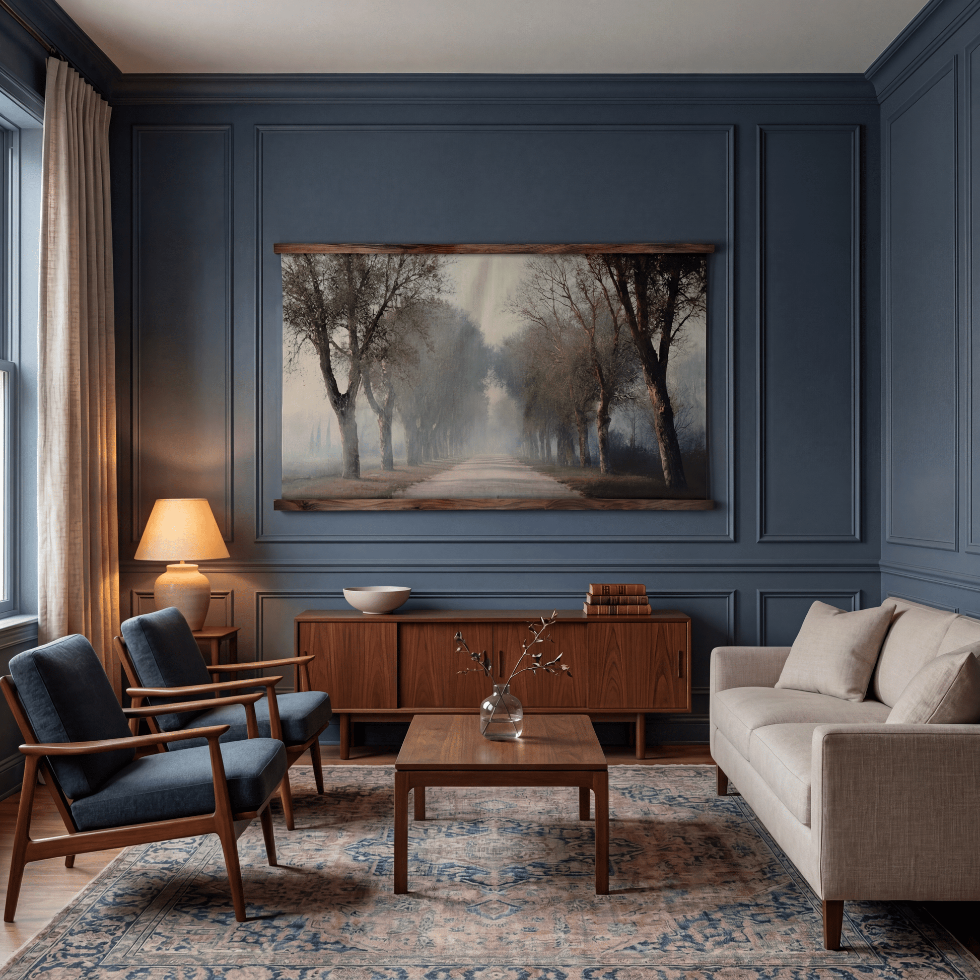 Hushed Avenue - Tapestry - Painted Paper