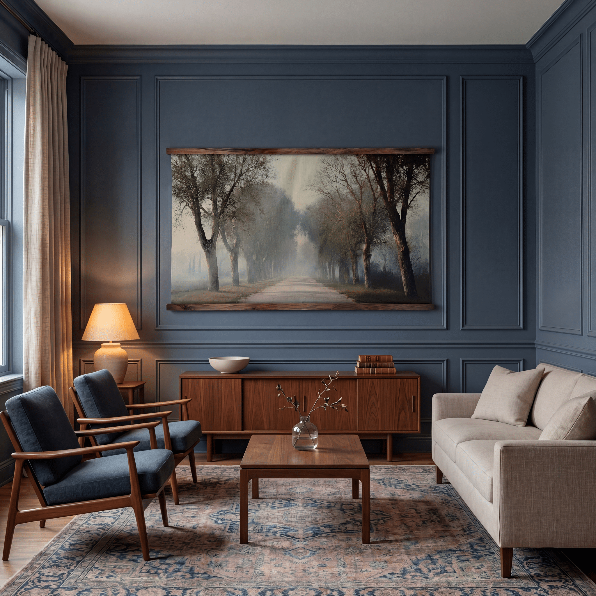 Hushed Avenue - Tapestry - Painted Paper