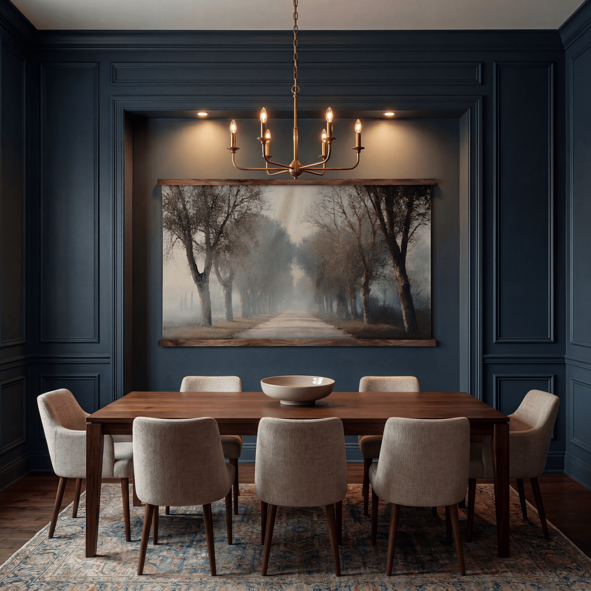 Hushed Avenue - Tapestry - Painted Paper