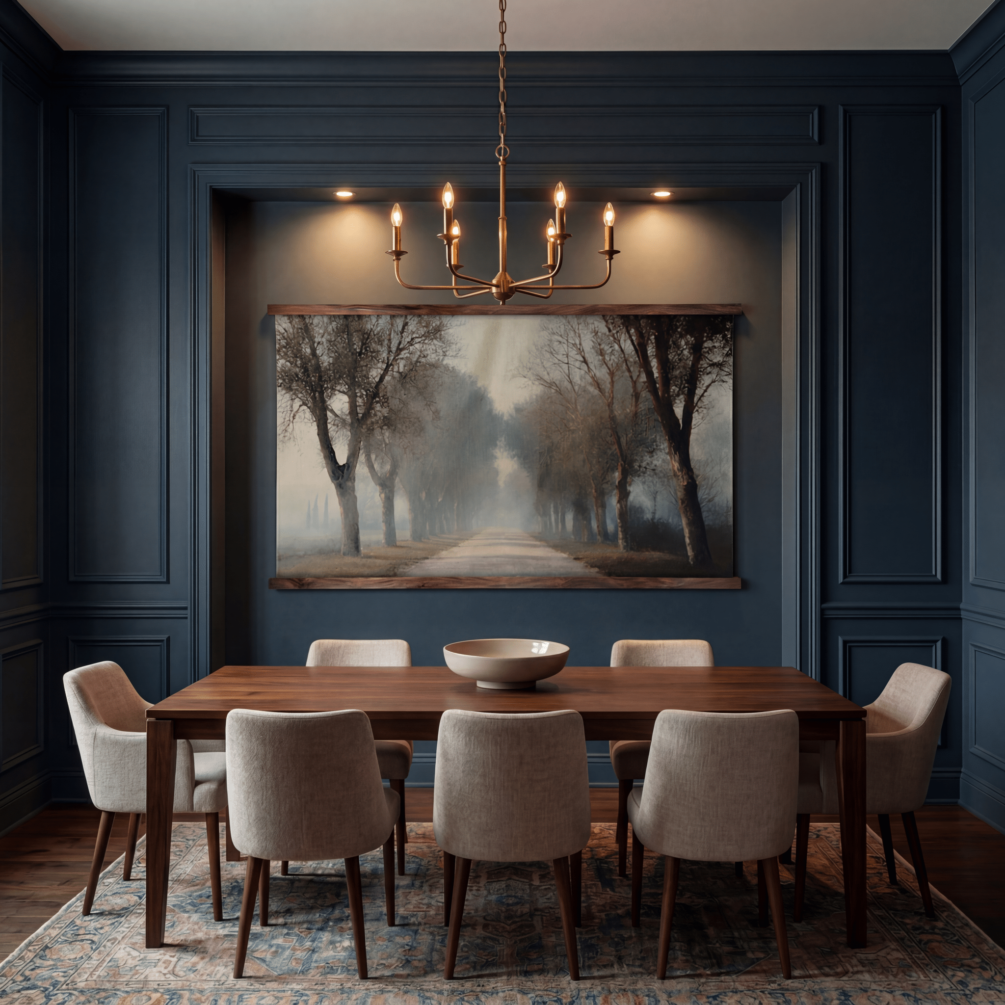 Hushed Avenue - Tapestry - Painted Paper
