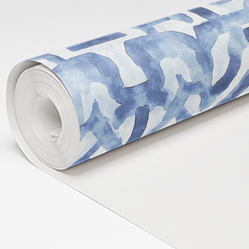 Icy Arabesque - Painted Paper