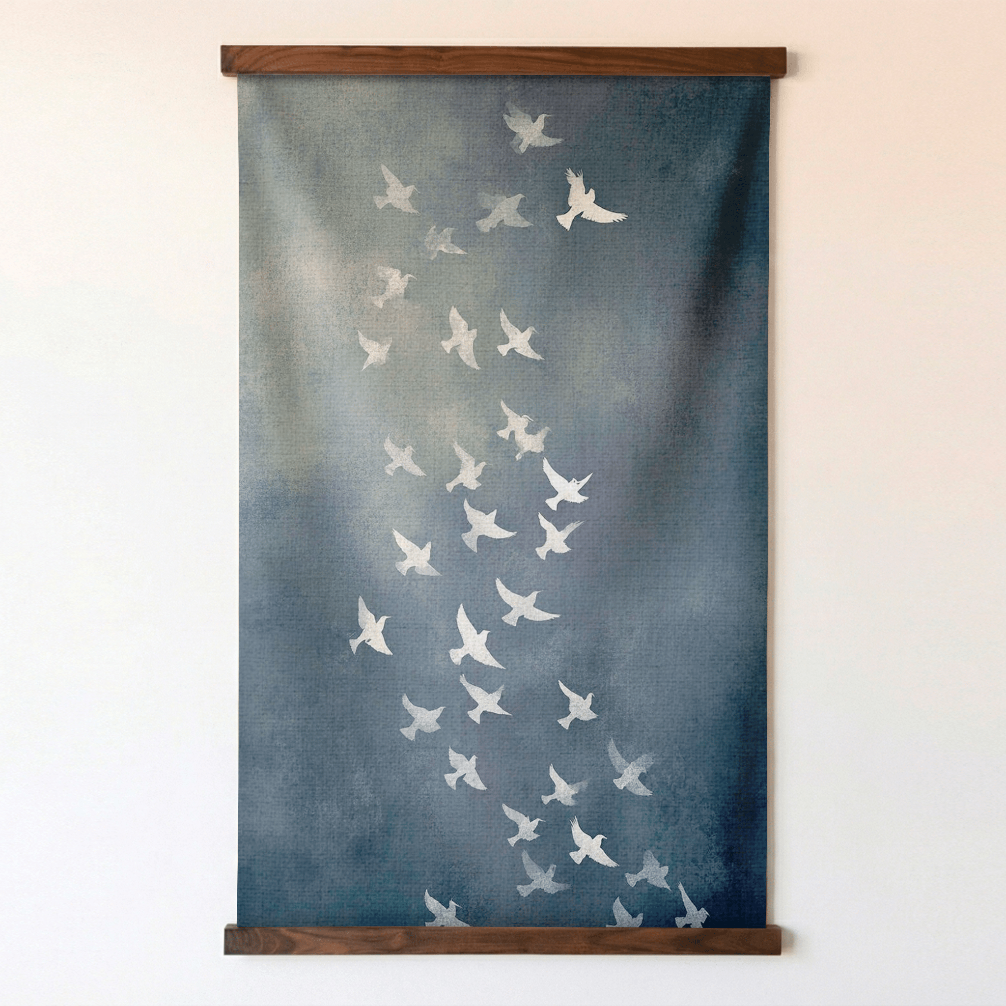 In Flight - Tapestry - Painted Paper