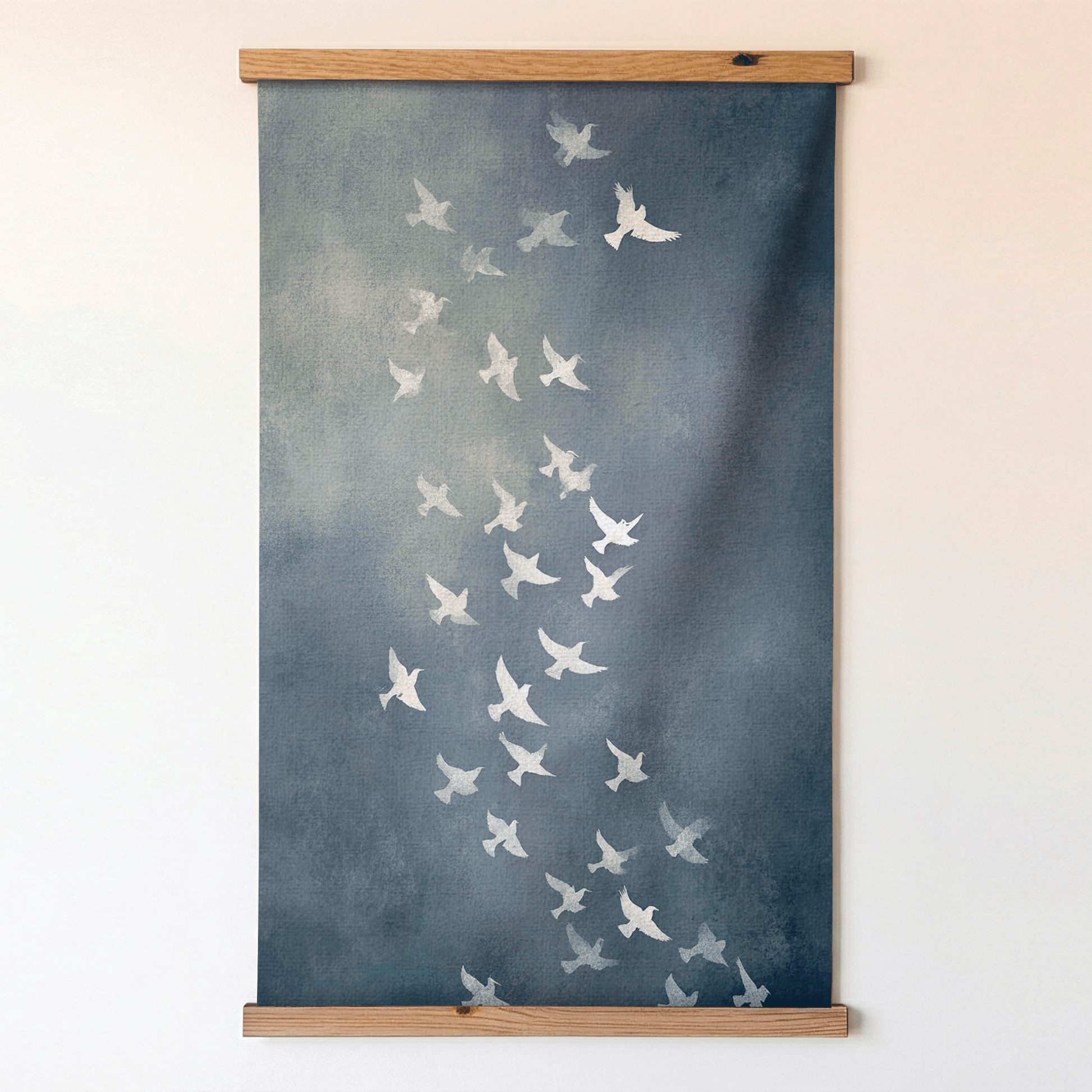 In Flight - Tapestry - Painted Paper