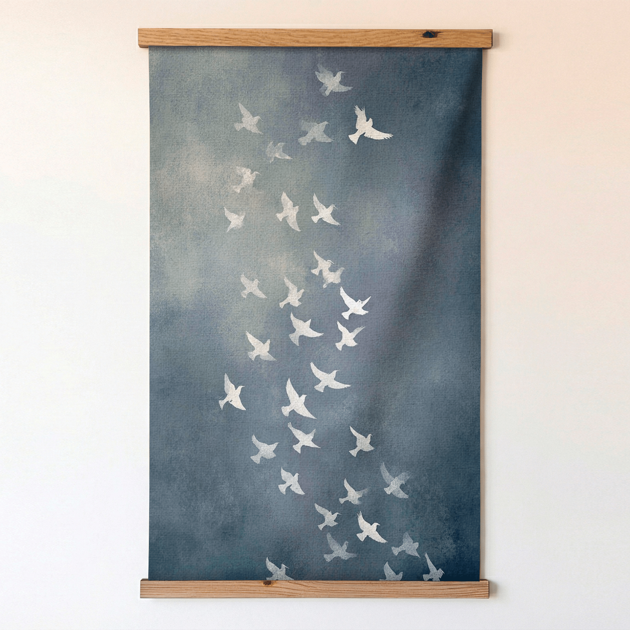In Flight - Tapestry - Painted Paper