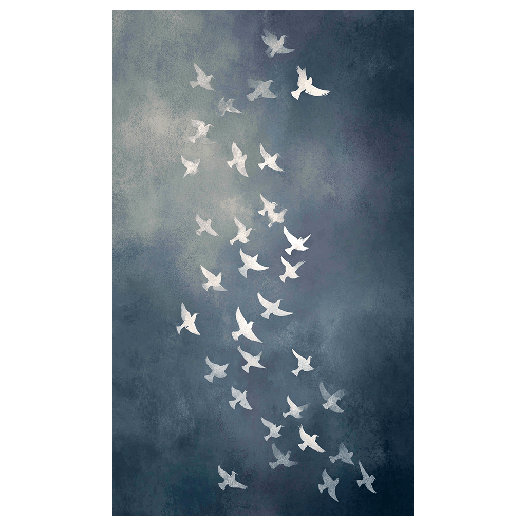 In Flight - Tapestry - Painted Paper