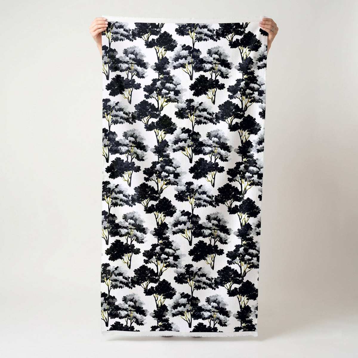 In the Treetops - Fabric - Painted Paper