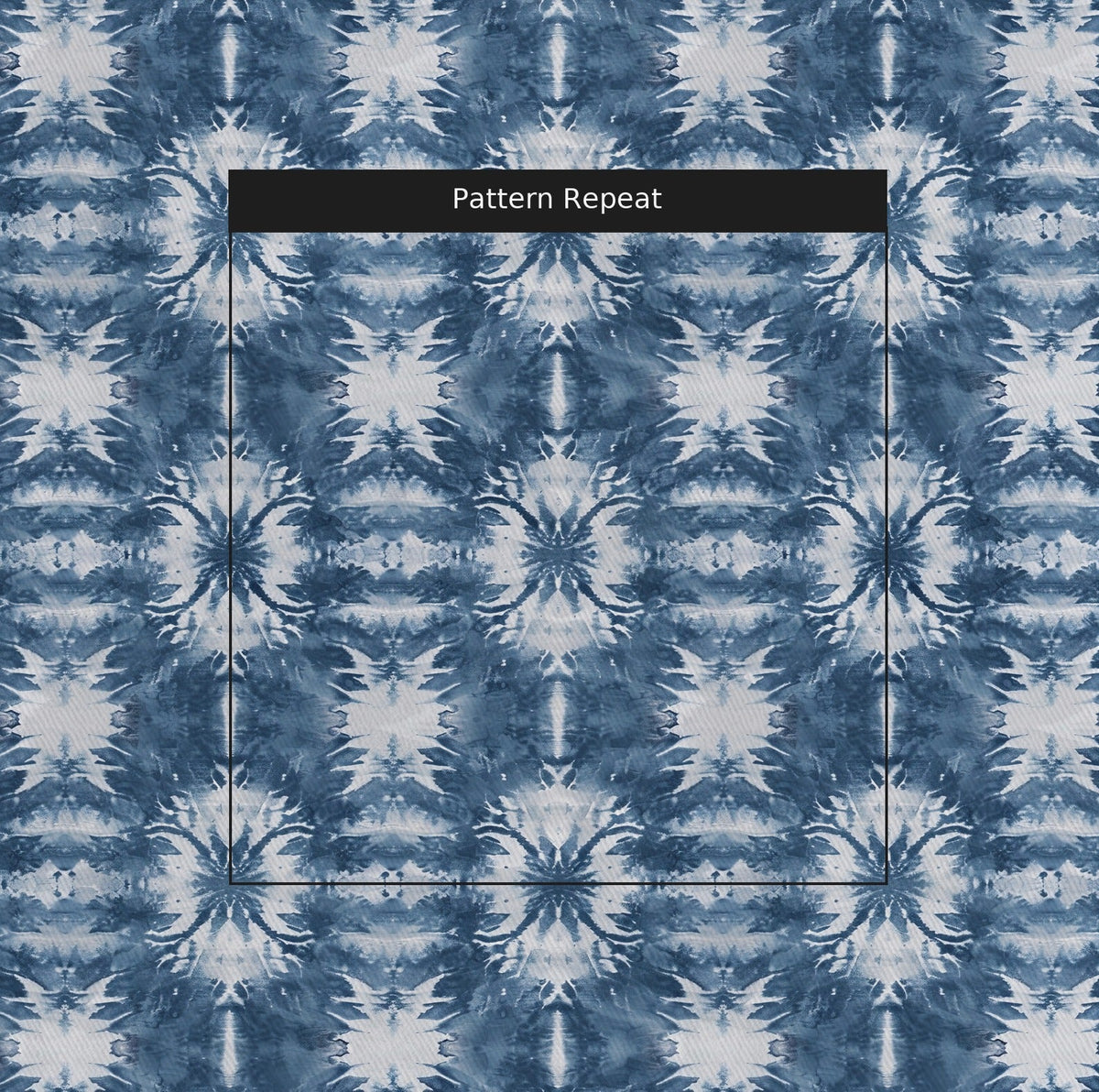 Indigo Tide - Fabric - Painted Paper