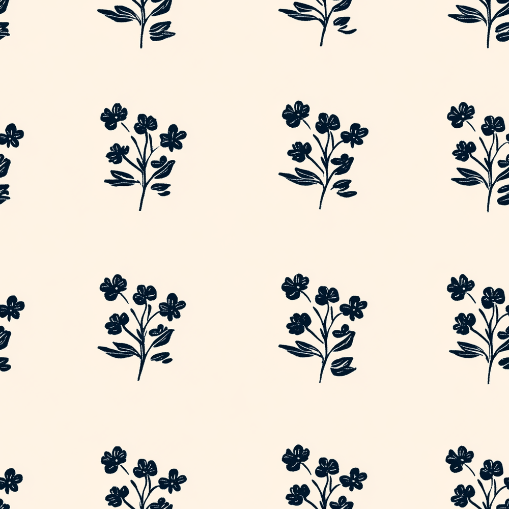 Inked Bloom Wallpaper - Painted Paper